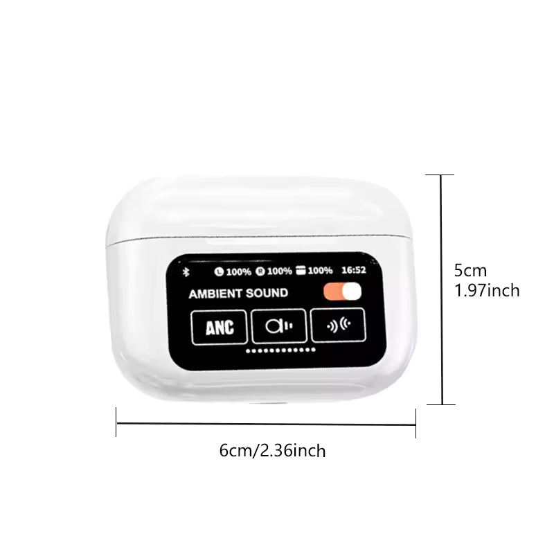 🔥NUEVO AUDIFONO MODELO AIRPOD CON PANTALLA TACTIL🔥